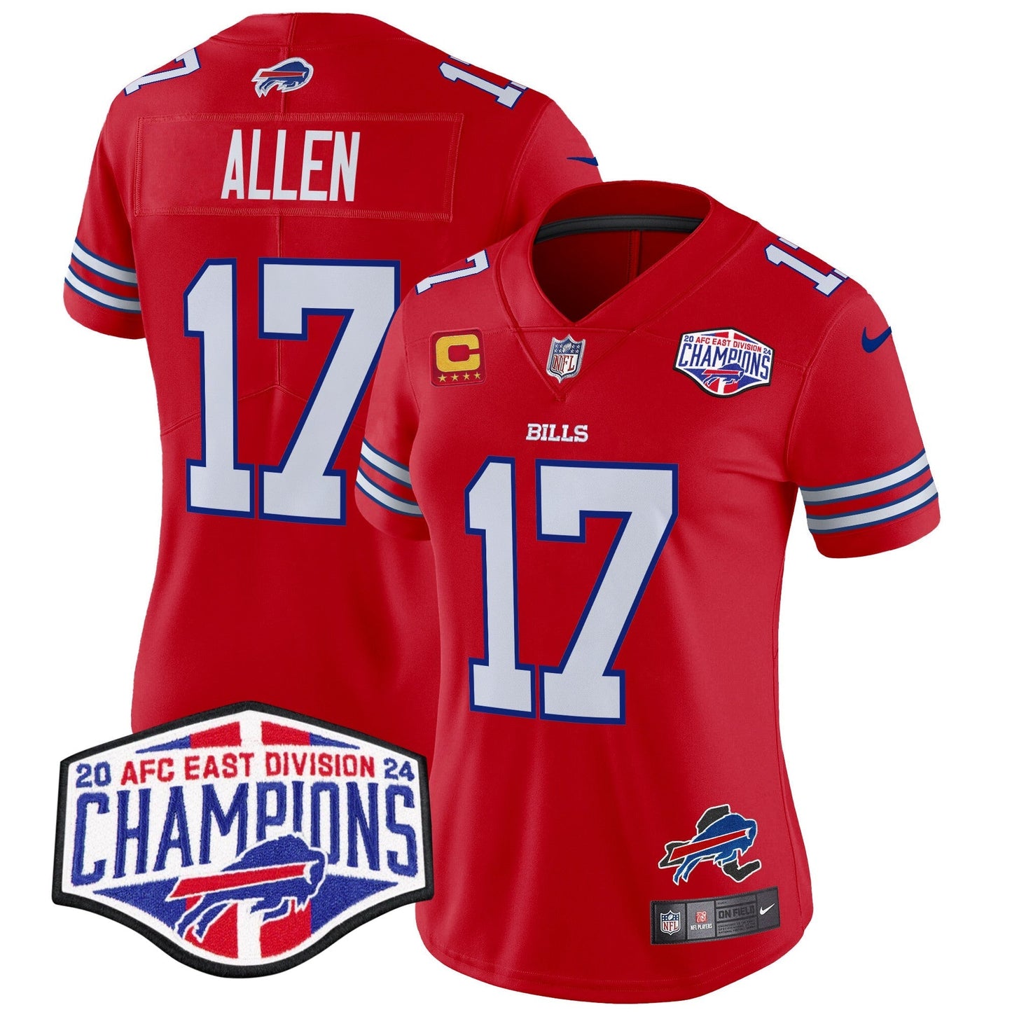 Women's Bills 2024 AFC East Division Champions Vapor Limited Jersey - All Stitched