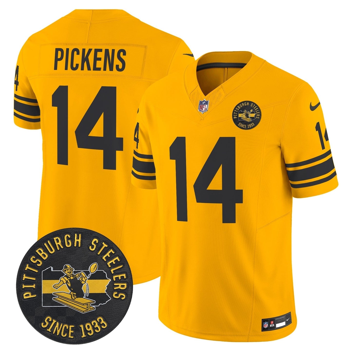 PIT Throwback 1962 Vapor Limited Jersey - Est. 1933 Patch - All Stitched