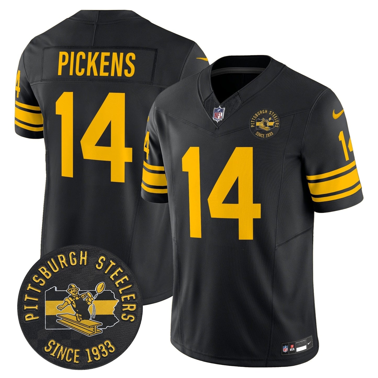 PIT Throwback 1962 Vapor Limited Jersey - Est. 1933 Patch - All Stitched