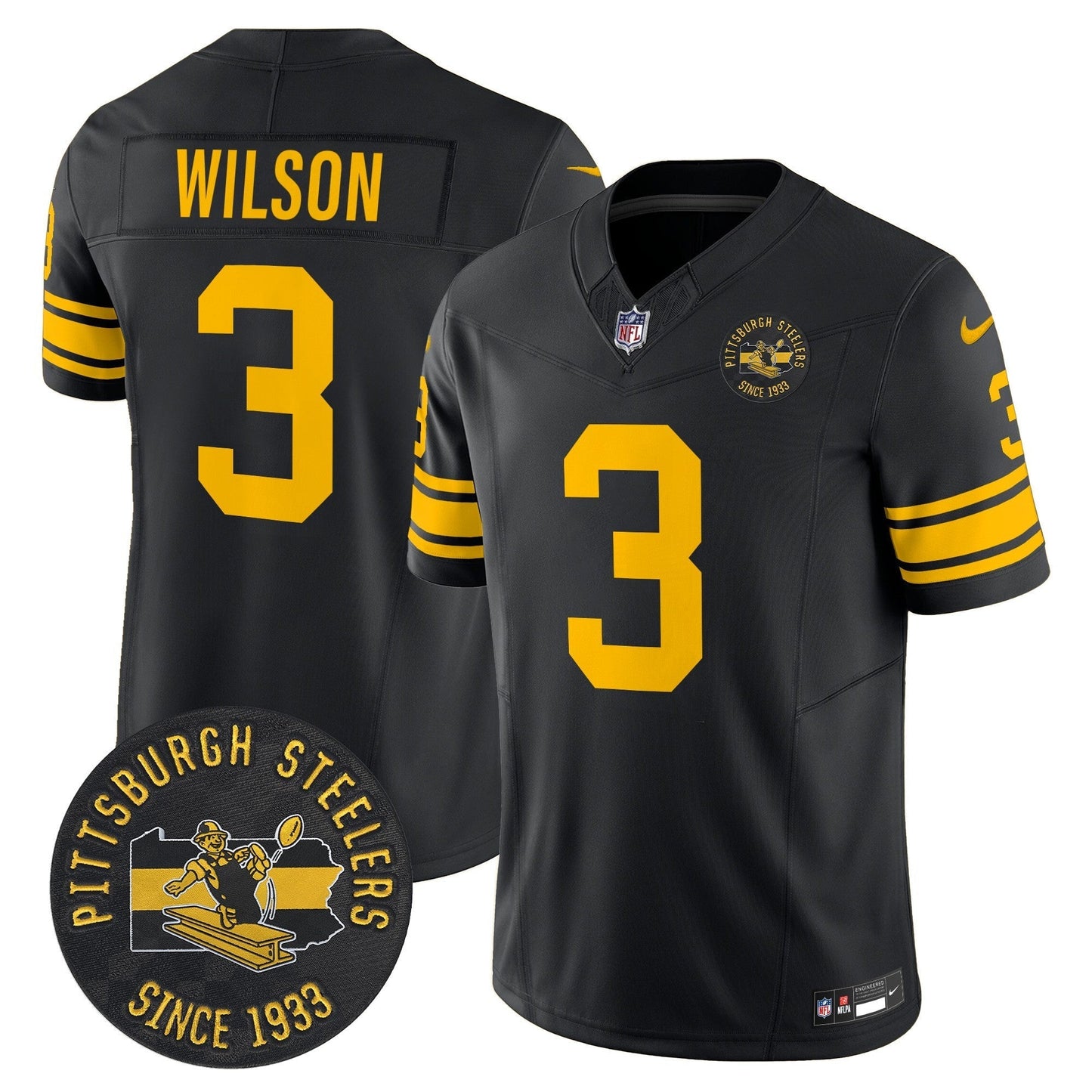 PIT Throwback 1962 Vapor Limited Jersey - Est. 1933 Patch - All Stitched