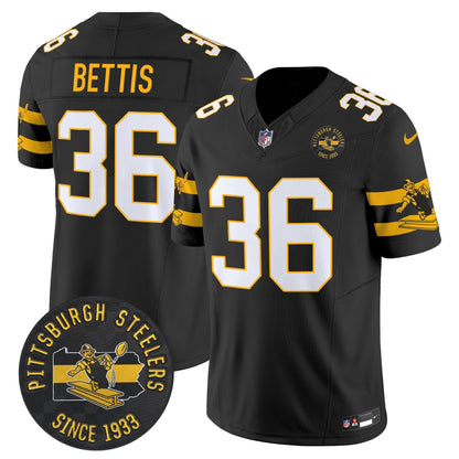 PIT Throwback 1933 Patch Vapor Limited Jersey - All Stitched