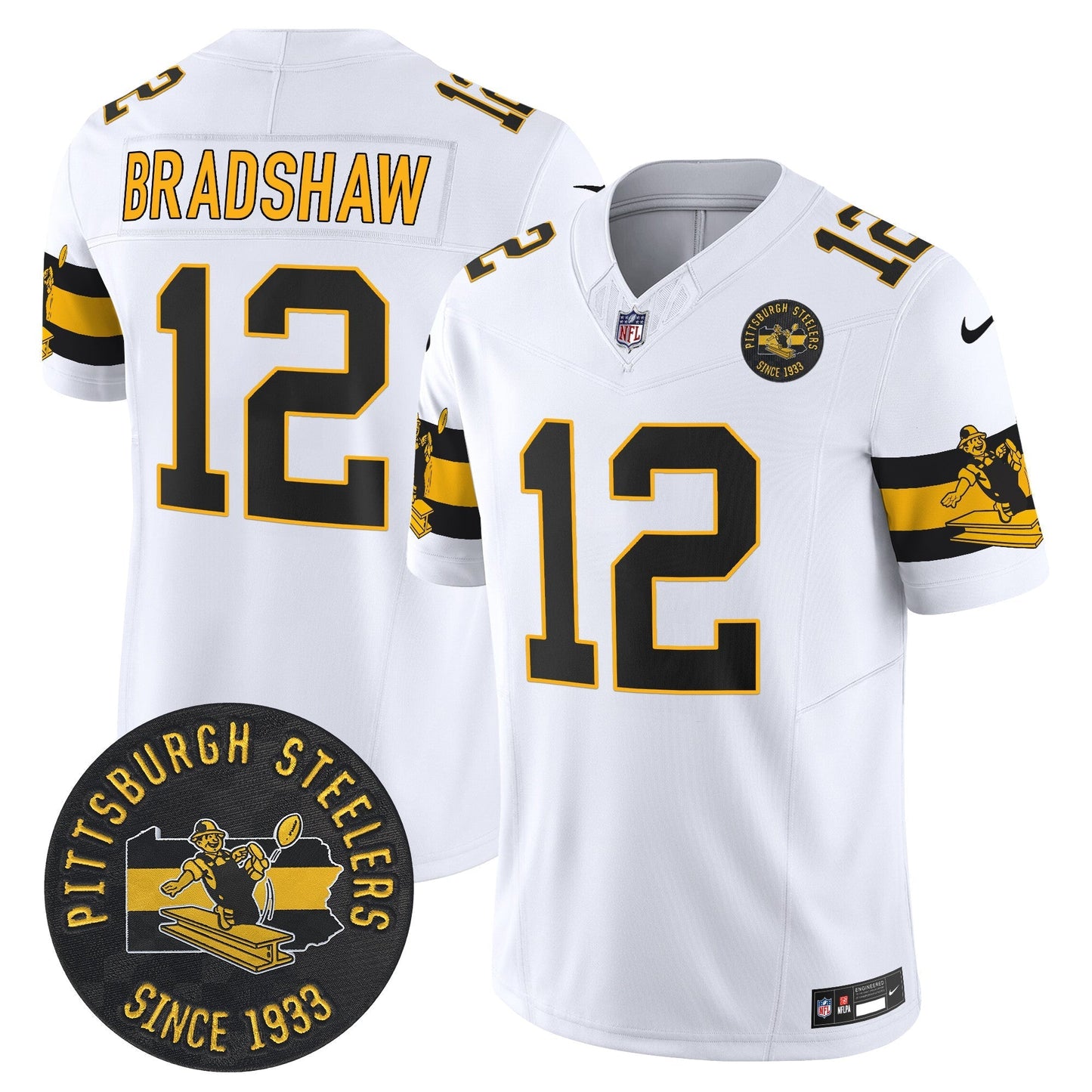PIT Throwback 1933 Patch Vapor Limited Jersey - All Stitched