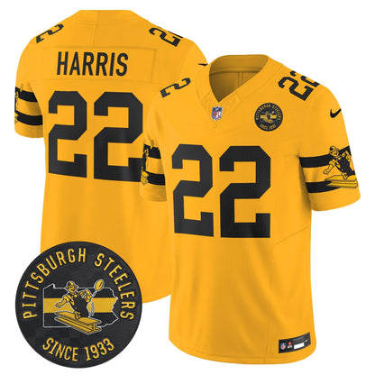 PIT Throwback 1933 Patch Vapor Limited Jersey - All Stitched