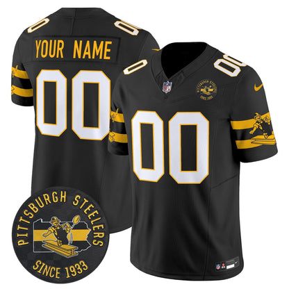 PIT Throwback 1933 Patch Vapor Limited Custom Jersey - All Stitched