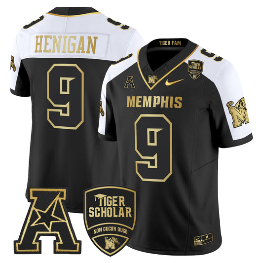 Memphis Tigers 2024 Gold Vapor Limited Jersey - Stitched