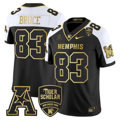 Memphis Tigers 2024 Gold Vapor Limited Jersey - All Stitched