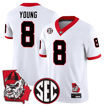 Georgia Bulldogs Football 24/25 Jersey - Georgia State Map Patch
