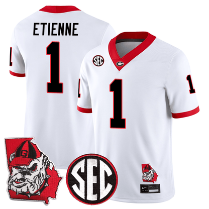 Georgia Bulldogs Football 24/25 Jersey - Georgia State Map Patch