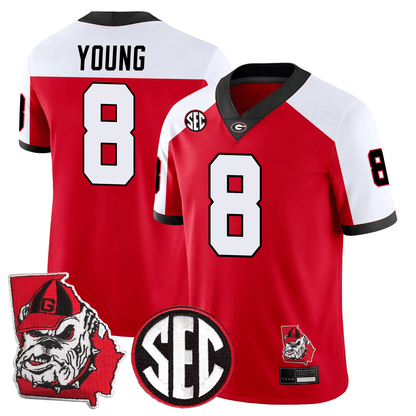 Georgia Bulldogs Football 24/25 Jersey - Georgia State Map Patch