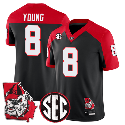Georgia Bulldogs Football 24/25 Jersey - Georgia State Map Patch