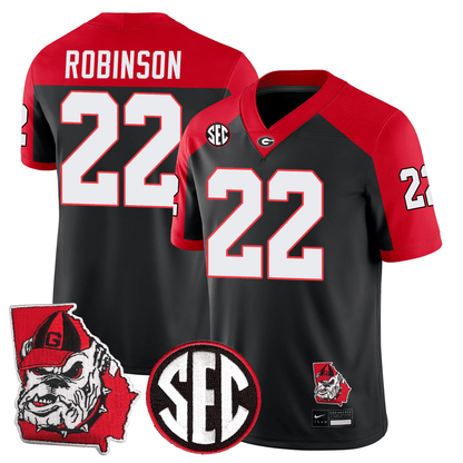 Georgia Bulldogs Football 24/25 Jersey - Georgia State Map Patch