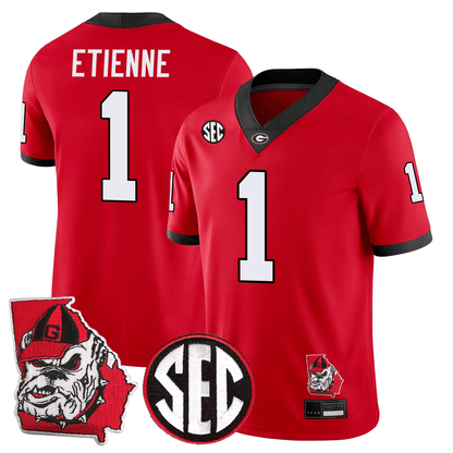 Georgia Bulldogs Football 24/25 Jersey - Georgia State Map Patch