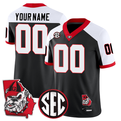 Georgia Bulldogs Football 24/25 Jersey - Georgia State Map Patch