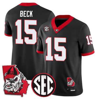 Georgia Bulldogs Football 24/25 Jersey - Georgia State Map Patch