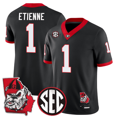 Georgia Bulldogs Football 24/25 Jersey - Georgia State Map Patch