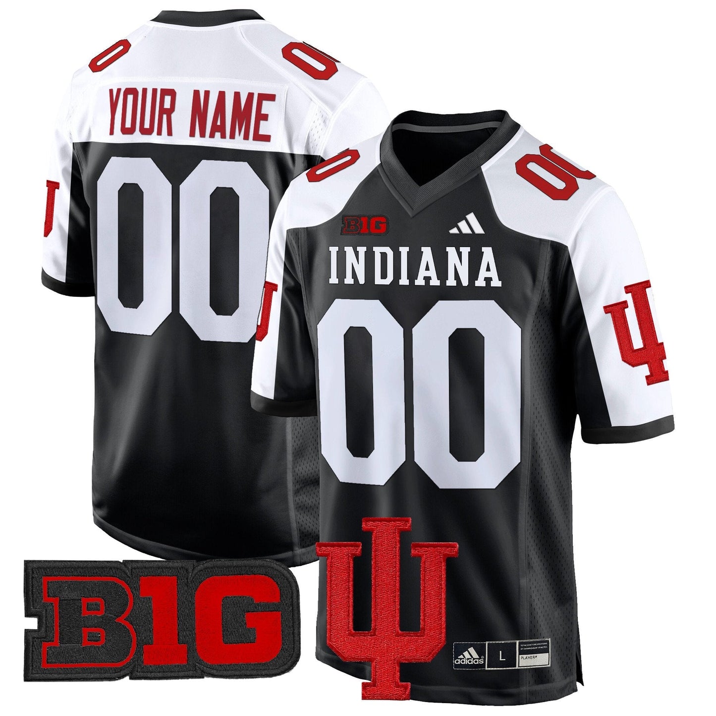 Indiana Hoosiers 2024 Game Custom Jersey V2 - All Stitched