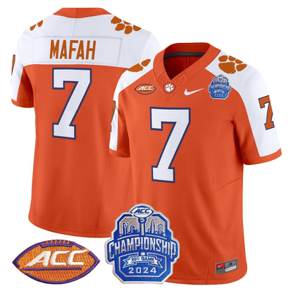 CLEM 2024 ACC Championship Patch Vapor Limited Jersey - All Stitched