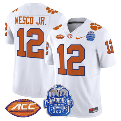 CLEM 2024 ACC Championship Patch Vapor Limited Jersey - All Stitched