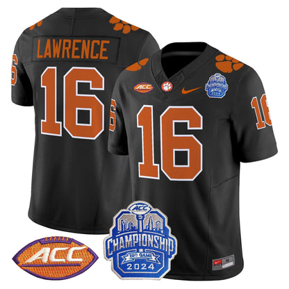 CLEM 2024 ACC Championship Patch Vapor Limited Jersey - All Stitched