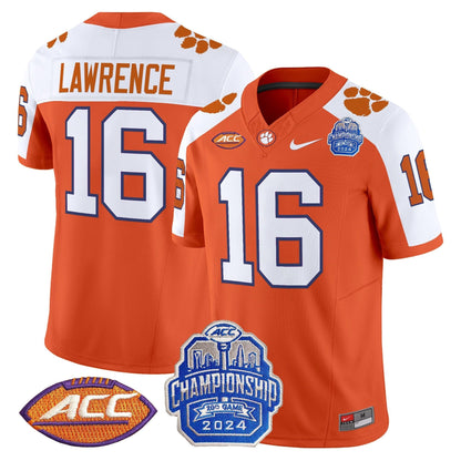 CLEM 2024 ACC Championship Patch Vapor Limited Jersey - All Stitched