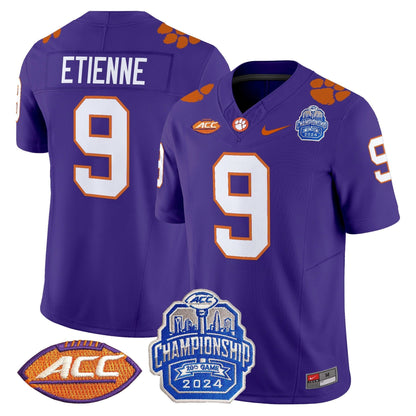 CLEM 2024 ACC Championship Patch Vapor Limited Jersey - All Stitched