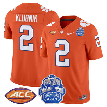 CLEM 2024 ACC Championship Patch Vapor Limited Jersey - All Stitched