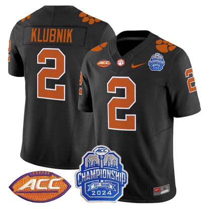 CLEM 2024 ACC Championship Patch Vapor Limited Jersey - All Stitched