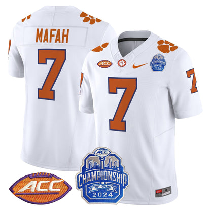 CLEM 2024 ACC Championship Patch Vapor Limited Jersey - All Stitched