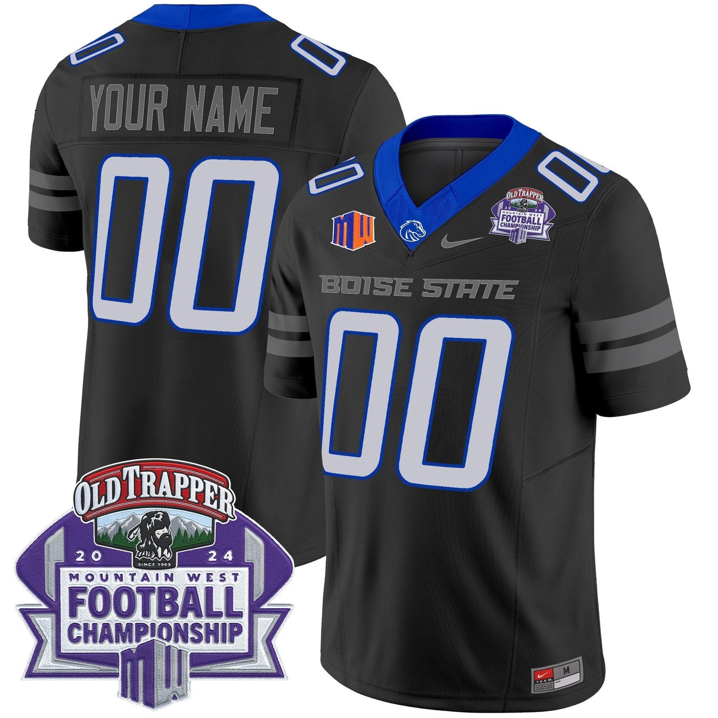 BSU 2024 Championship Vapor Limited Custom Jersey - All Stitched