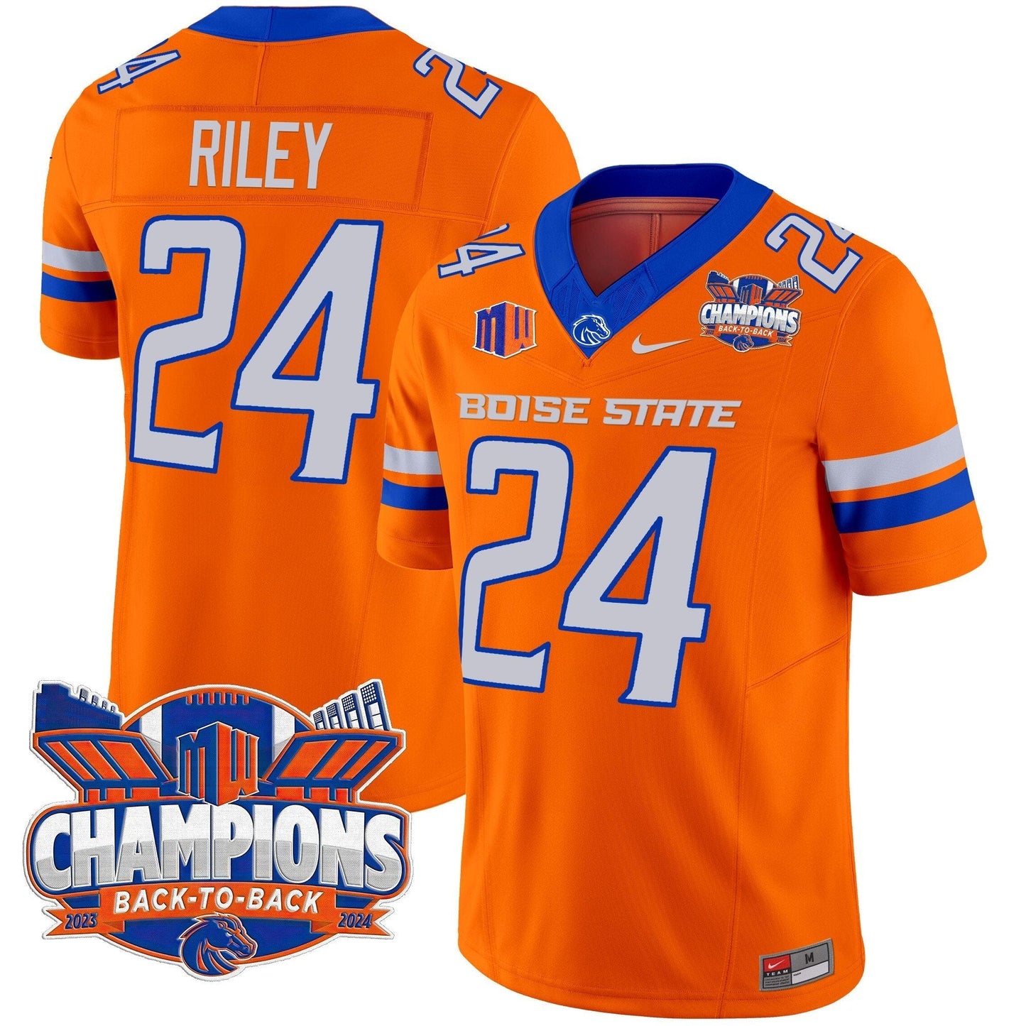 BSU 2024 Back To Back Champions Vapor Limited Jersey - All Stitched