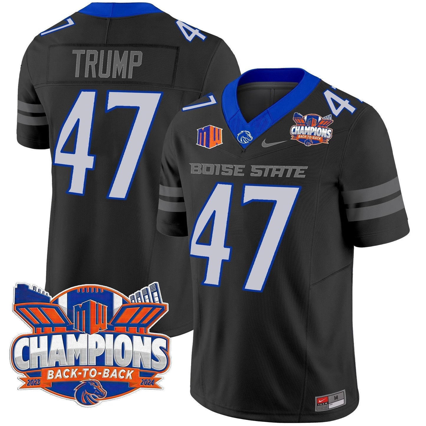 BSU 2024 Back To Back Champions Vapor Limited Jersey - All Stitched