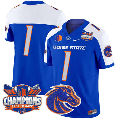 BSU 2024 Back To Back Champions Vapor Limited Jersey - All Stitched