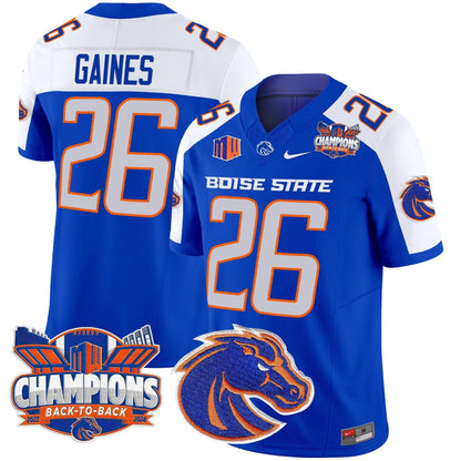 BSU 2024 Back To Back Champions Vapor Limited Jersey - All Stitched