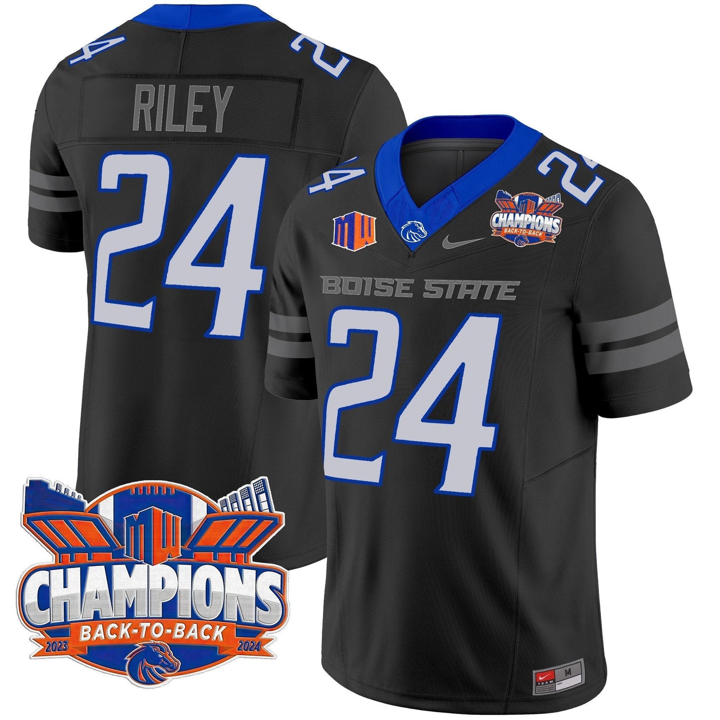 BSU 2024 Back To Back Champions Vapor Limited Jersey - All Stitched