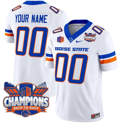 BSU 2024 Back To Back Champions Vapor Limited Custom Jersey - All Stitched