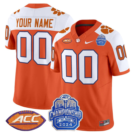 CLEM 2024 ACC Championship Patch Vapor Limited Custom Jersey - Stitched