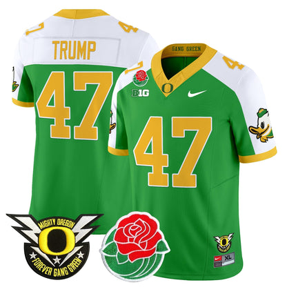 ORE 2025 Rose Bowl Game & BIG Patch Vapor Limited Jersey - All Stitched