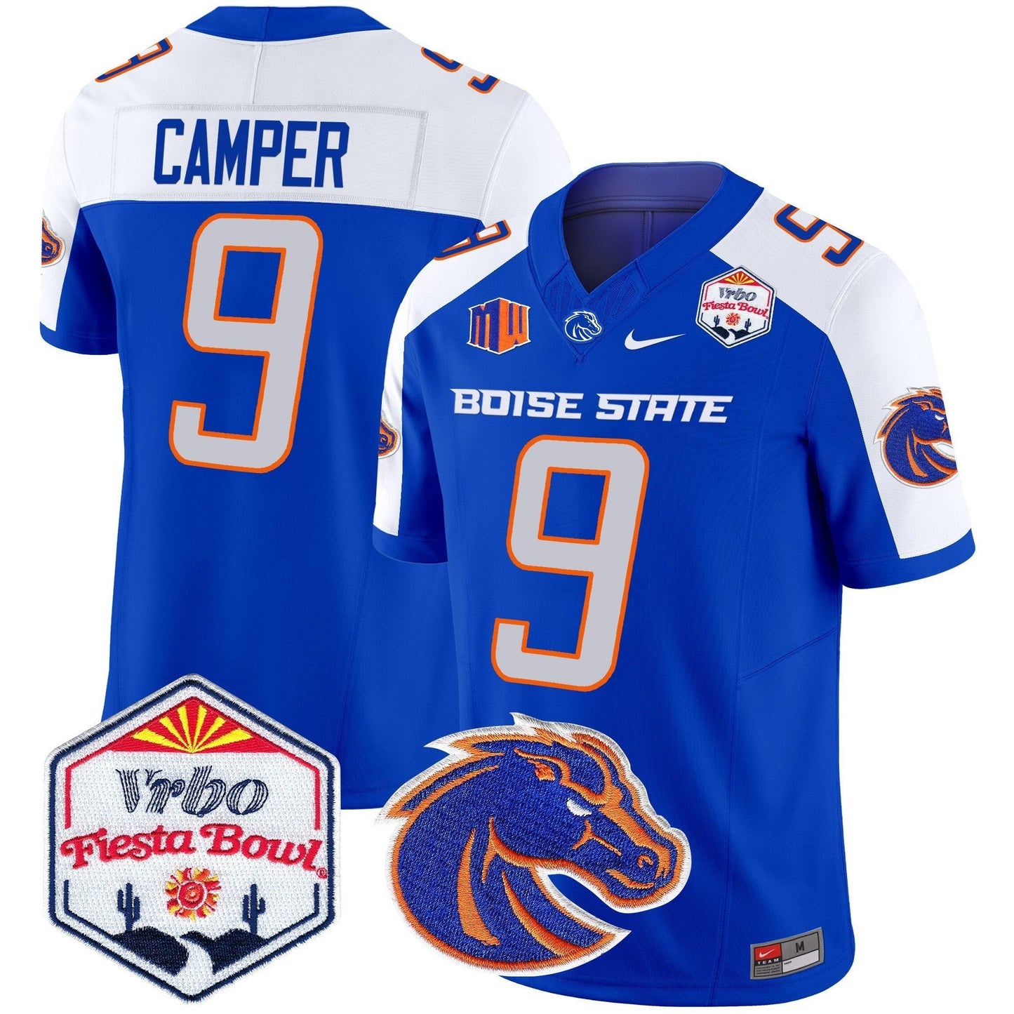 BSU 2025 The Fiesta Bowl Patch Vapor Limited Jersey - All Stitched
