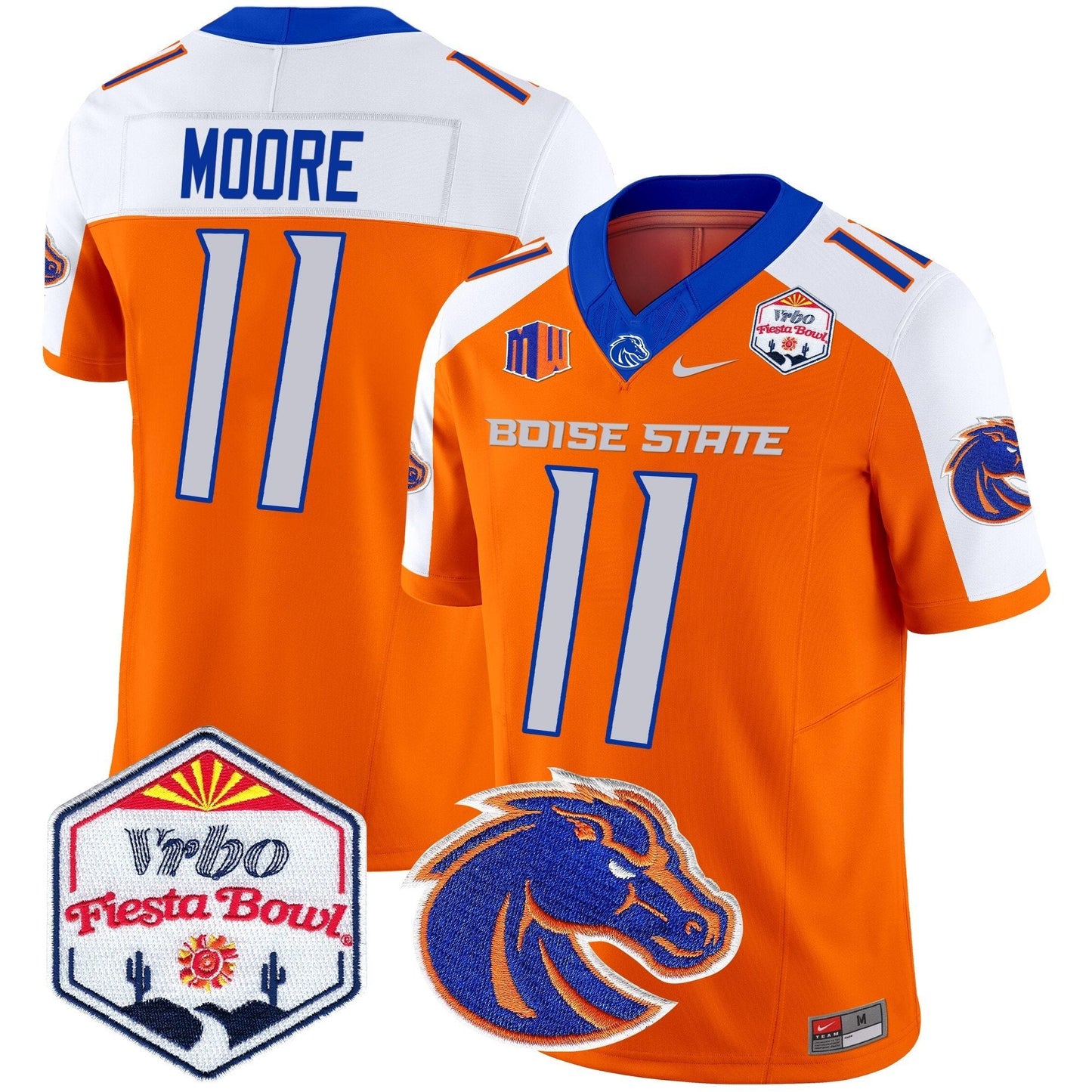 BSU 2025 The Fiesta Bowl Patch Vapor Limited Jersey - All Stitched