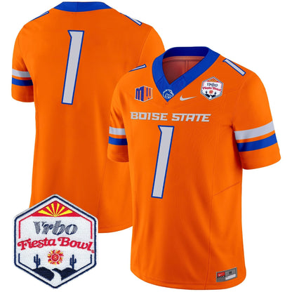 BSU 2025 The Fiesta Bowl Patch Vapor Limited Jersey - All Stitched