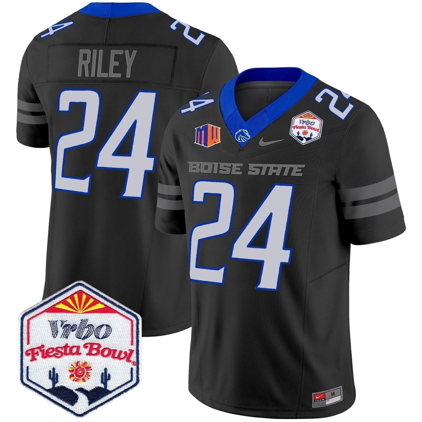 BSU 2025 The Fiesta Bowl Patch Vapor Limited Jersey - All Stitched