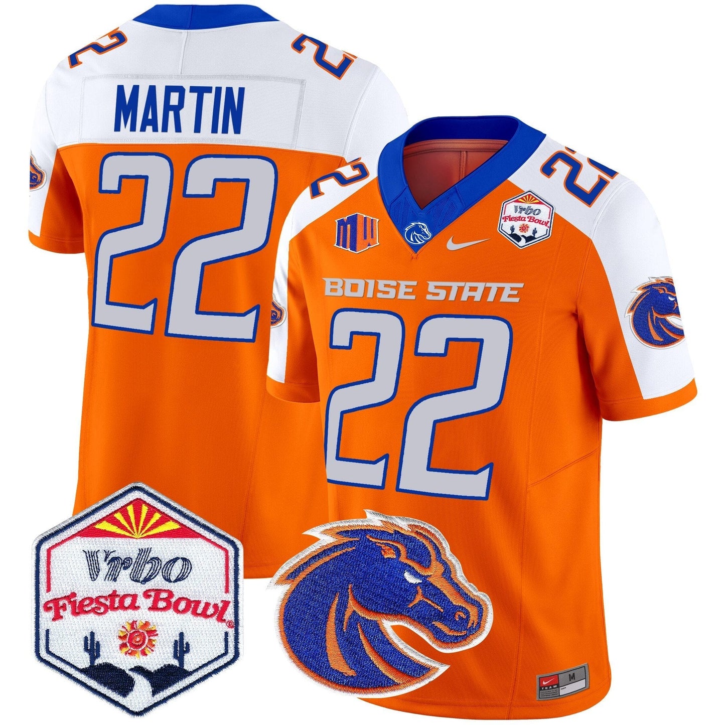 BSU 2025 The Fiesta Bowl Patch Vapor Limited Jersey - All Stitched