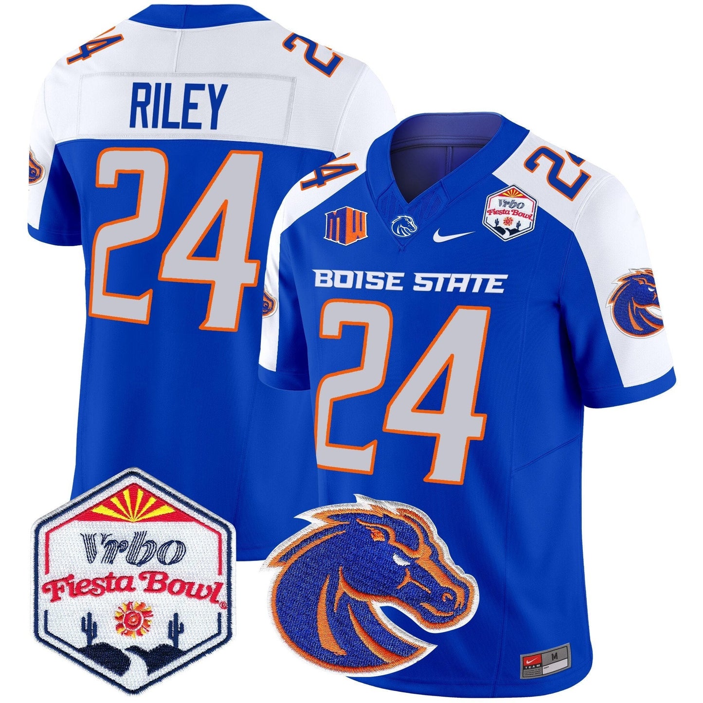 BSU 2025 The Fiesta Bowl Patch Vapor Limited Jersey - All Stitched