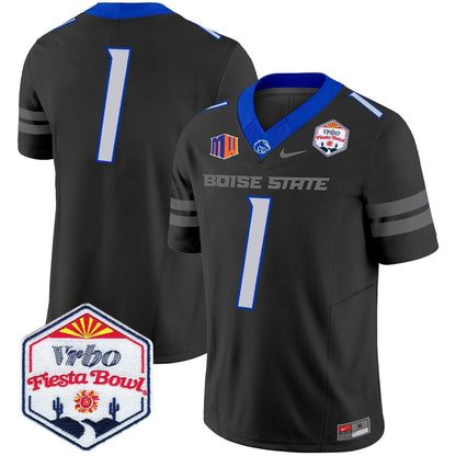 BSU 2025 The Fiesta Bowl Patch Vapor Limited Jersey - All Stitched