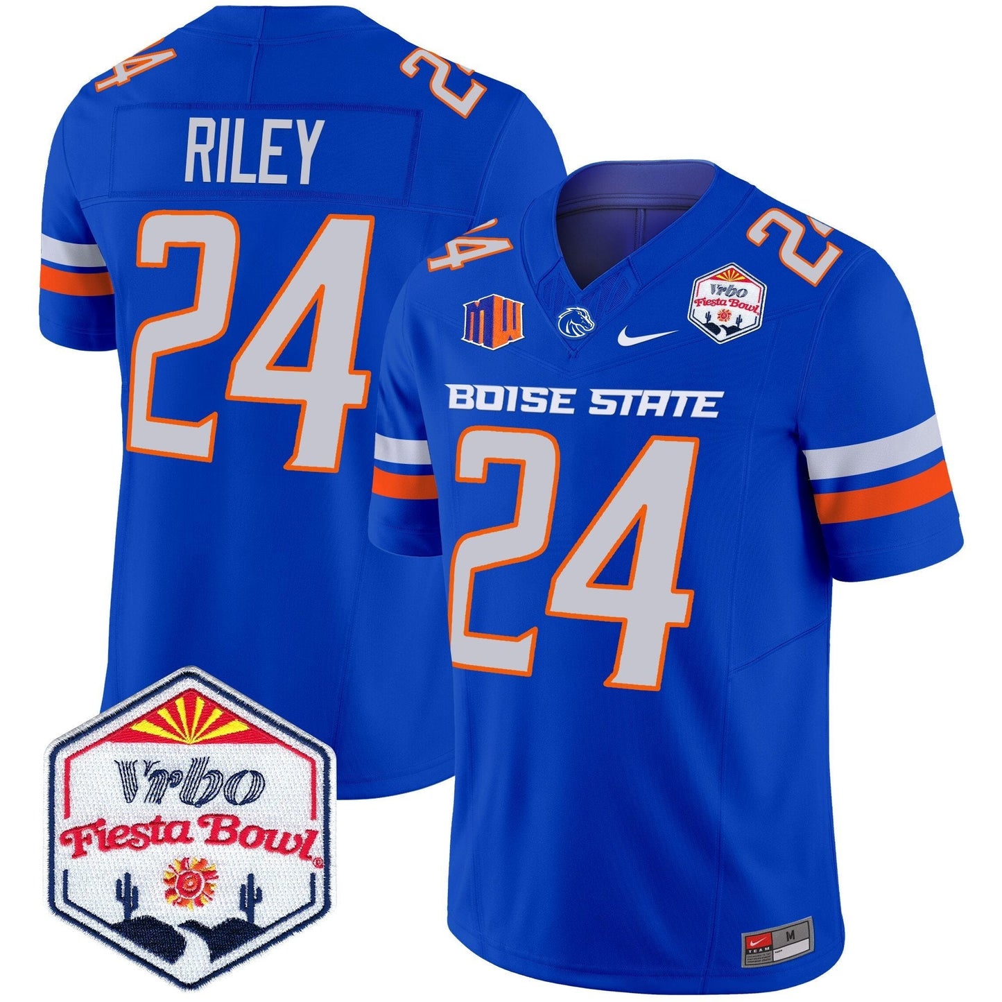 BSU 2025 The Fiesta Bowl Patch Vapor Limited Jersey - All Stitched