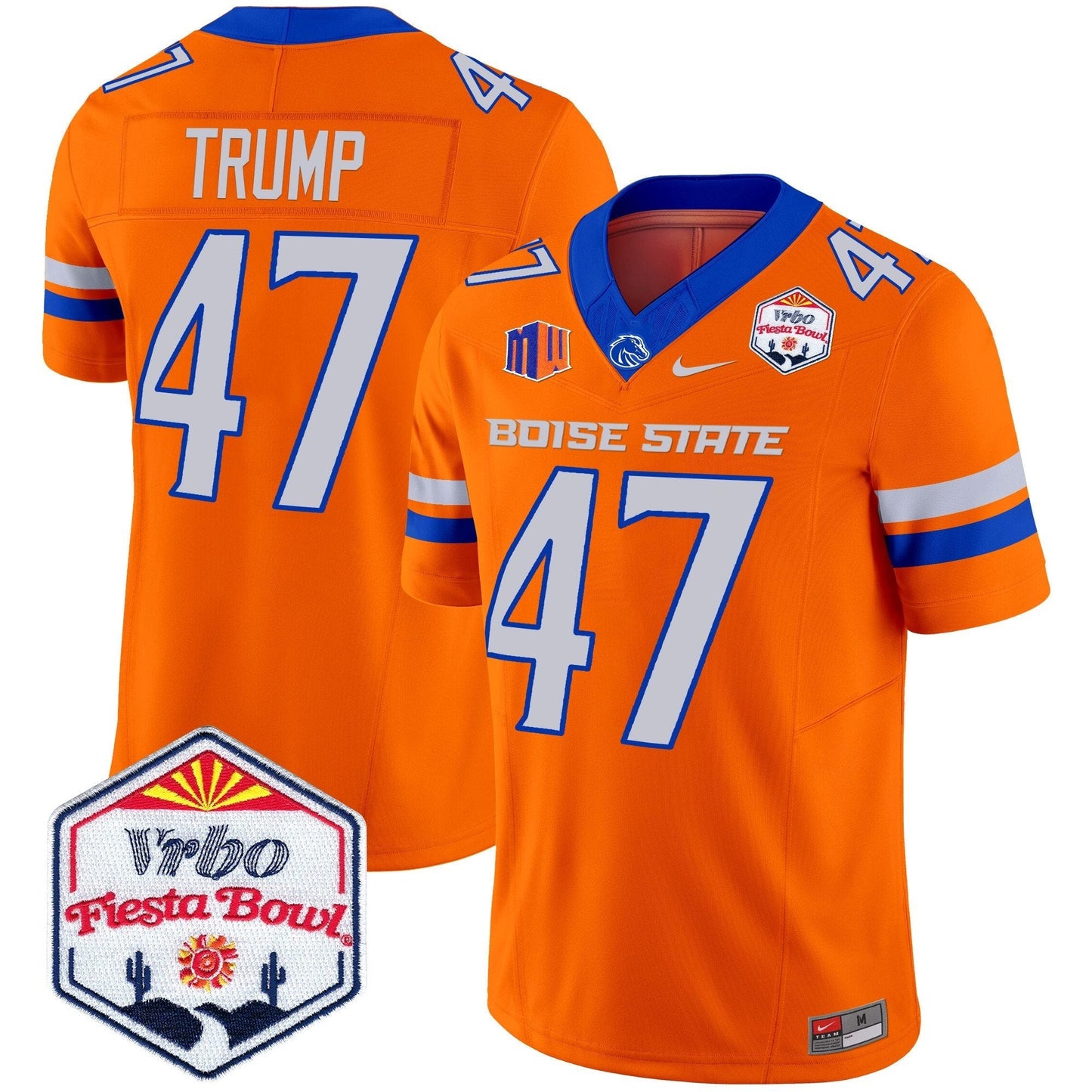 BSU 2025 The Fiesta Bowl Patch Vapor Limited Jersey - All Stitched