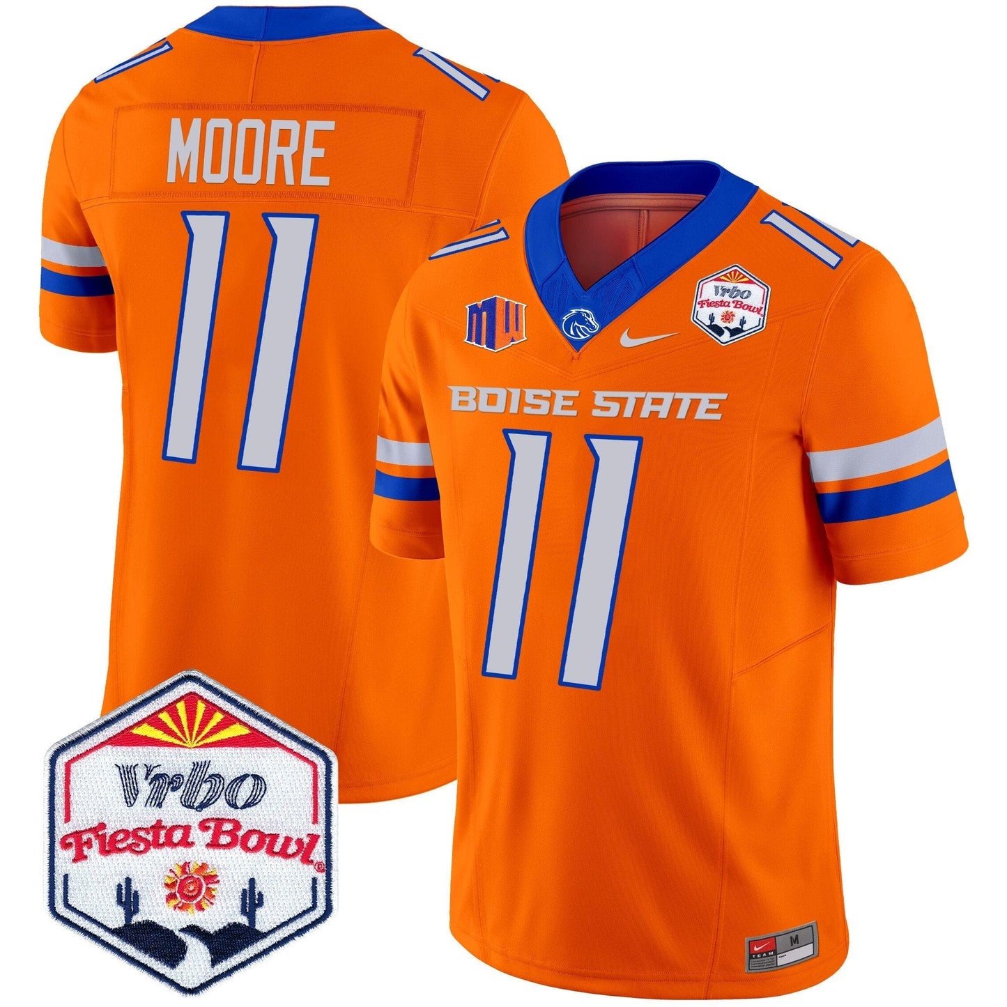 BSU 2025 The Fiesta Bowl Patch Vapor Limited Jersey - All Stitched