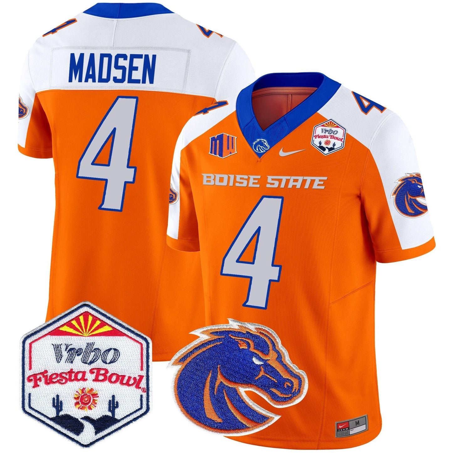 BSU 2025 The Fiesta Bowl Patch Vapor Limited Jersey - All Stitched