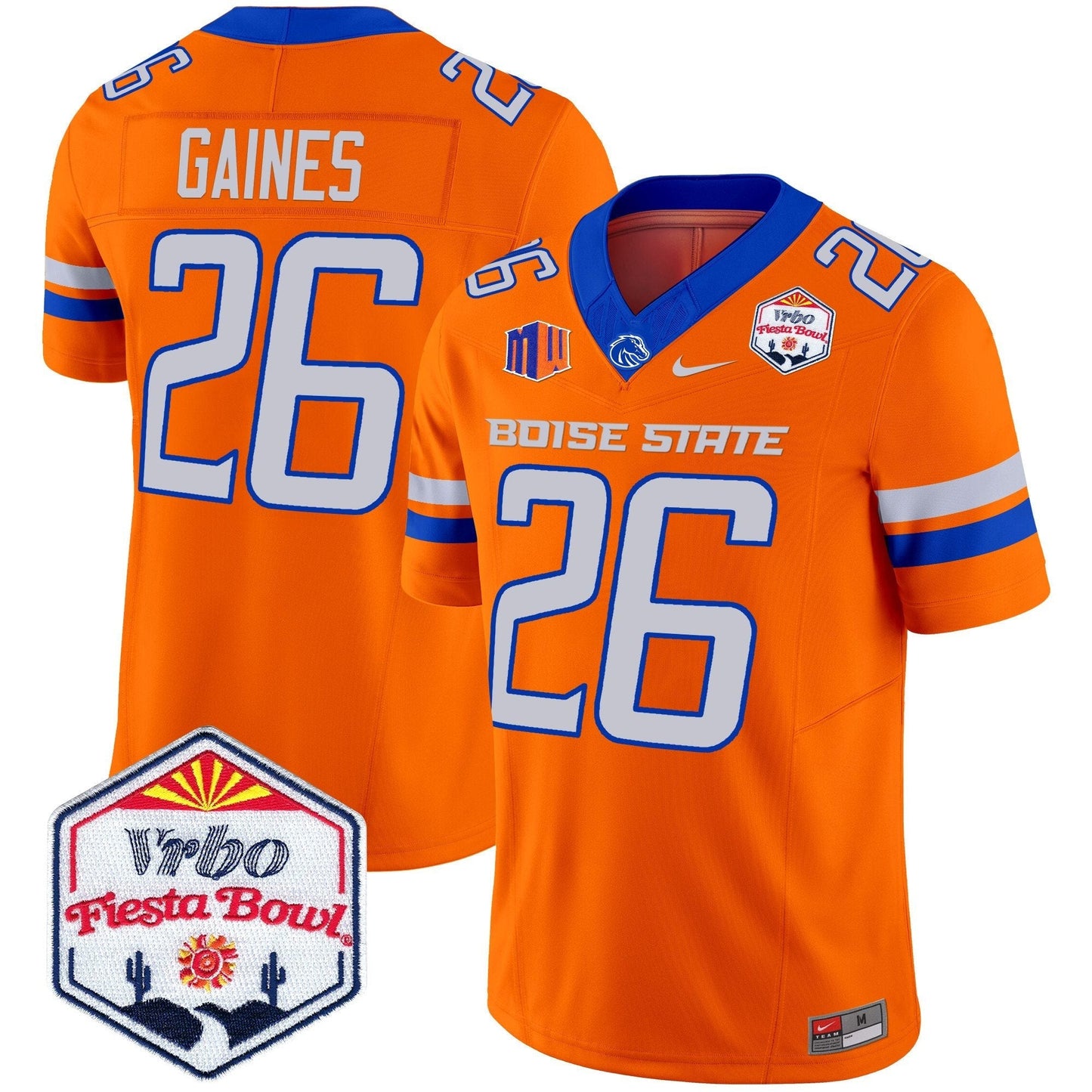 BSU 2025 The Fiesta Bowl Patch Vapor Limited Jersey - All Stitched