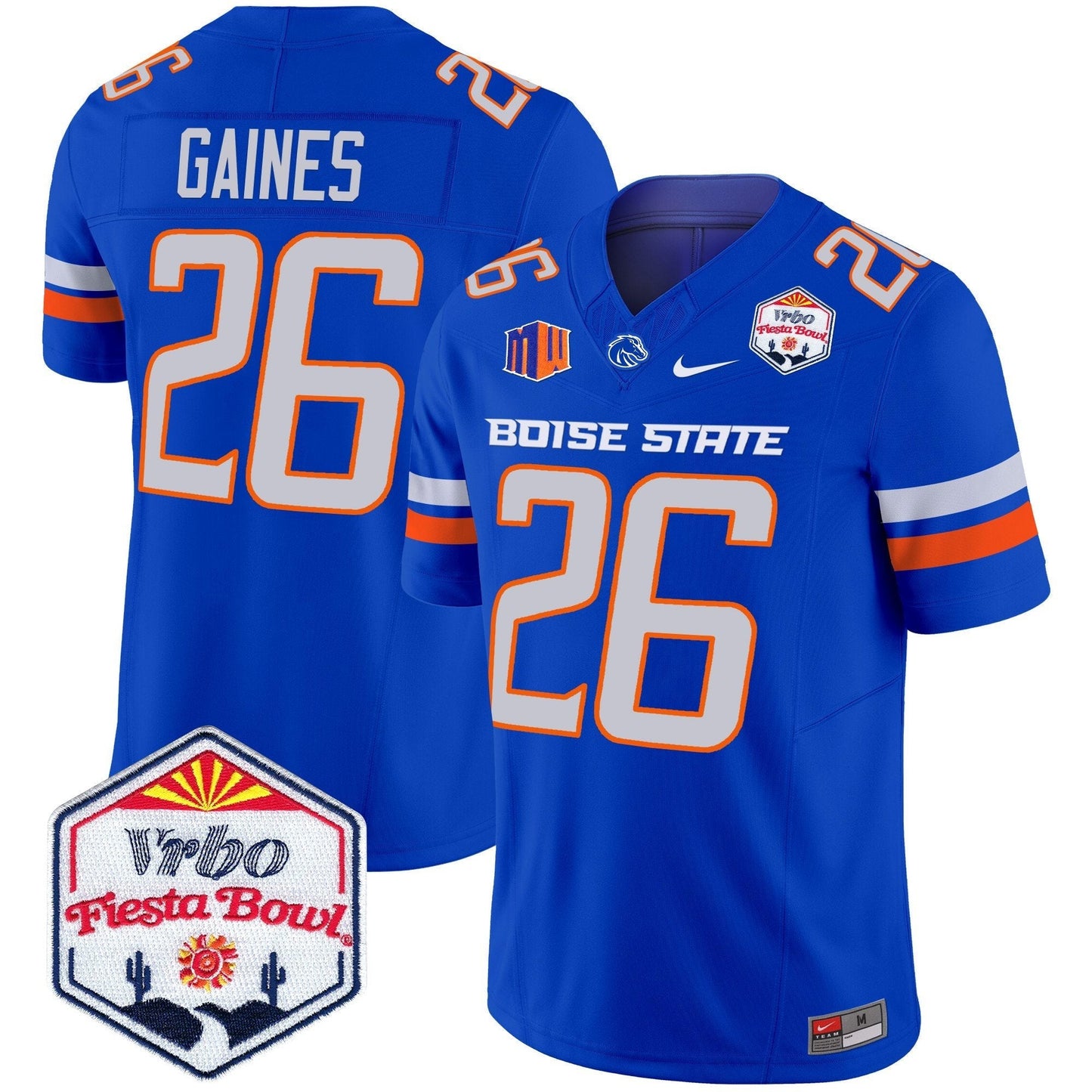BSU 2025 The Fiesta Bowl Patch Vapor Limited Jersey - All Stitched
